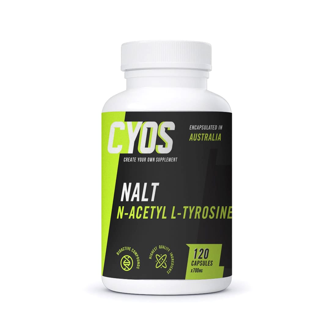 N Acetyl L Tyrosine NALT Capsules · Create Your Own Supplement